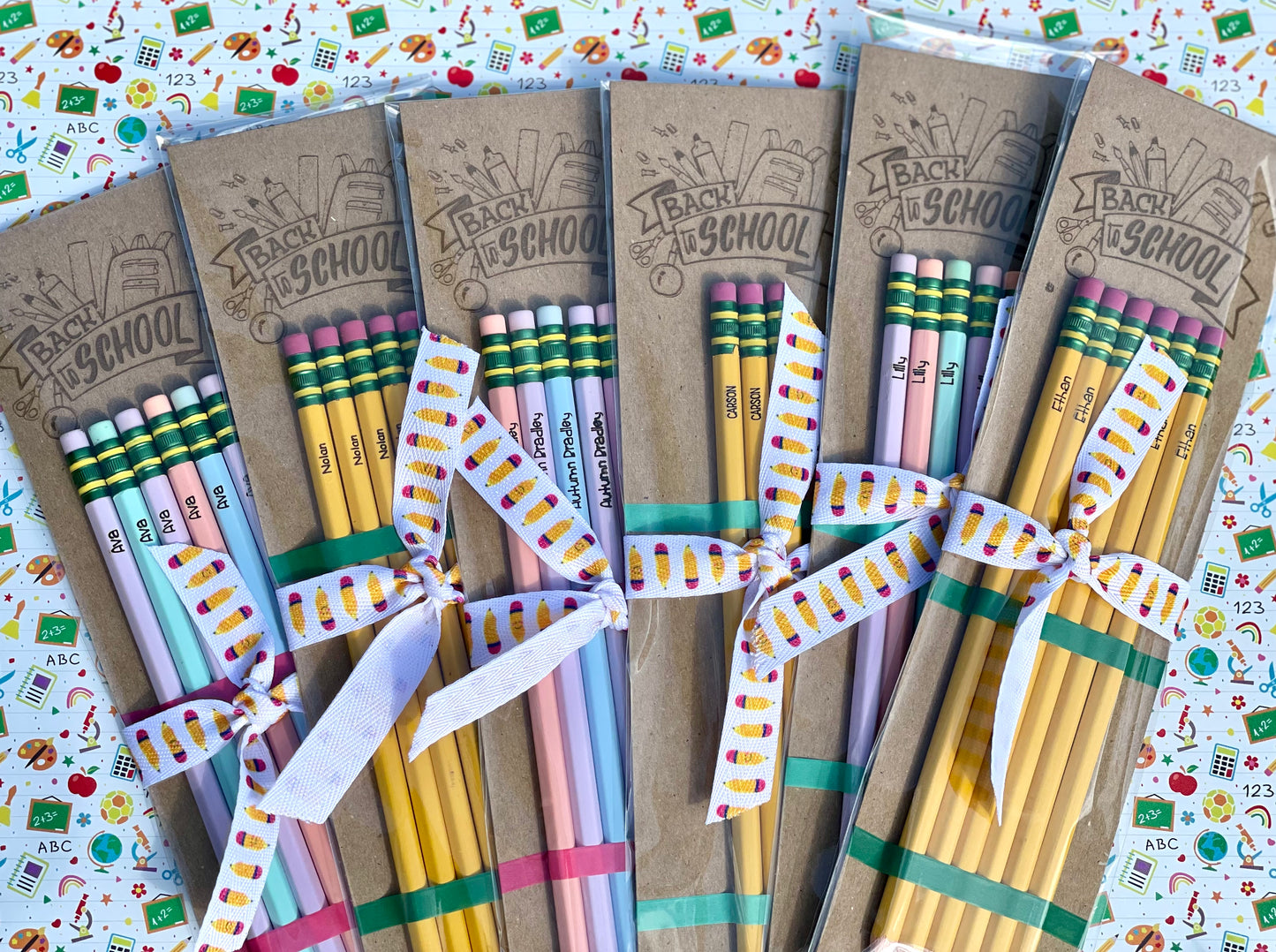 Pencil - Custom Engraved Pencil Pack