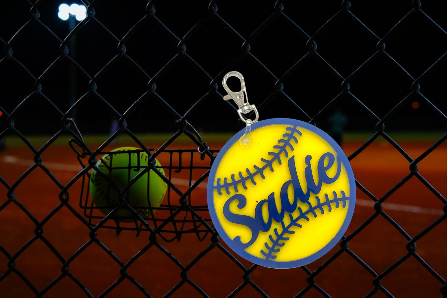 Personalized Softball Bag Tags